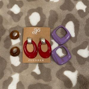 Earrings you can change what piece you would like to wear